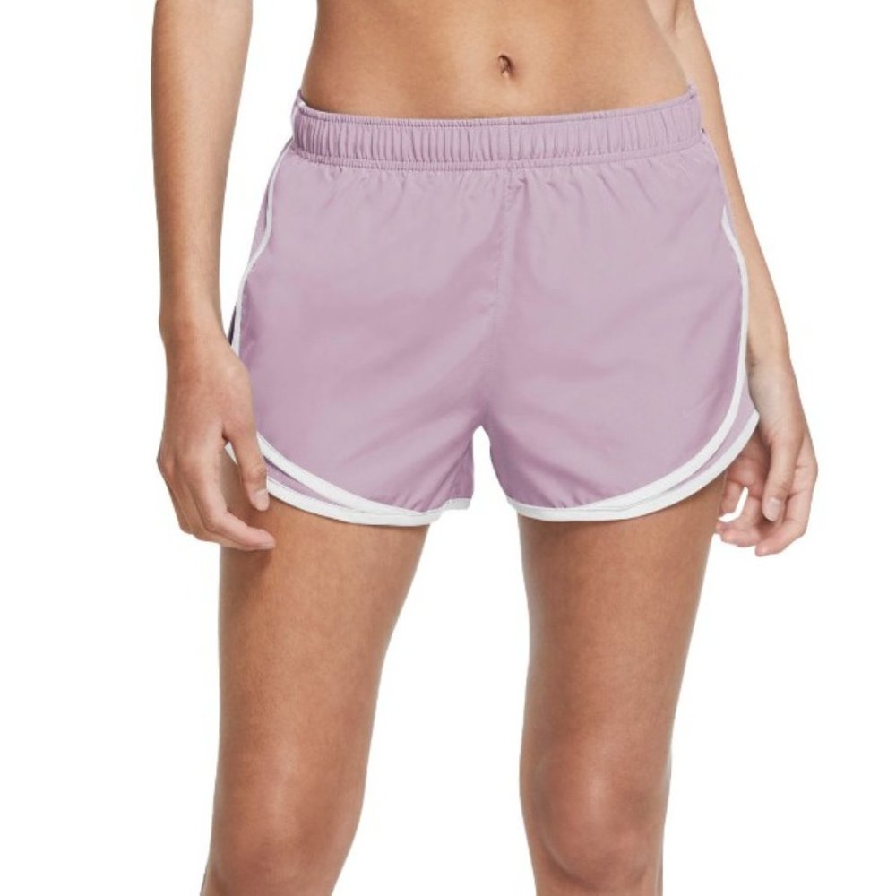 NWT Nike Women's  Small Tempo Dry Fit Core 3'' Running Shorts Purple Lined